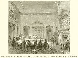 O Tribunal de Diretores, East India House