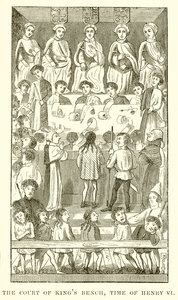 A corte dos reis banco, tempo de Henrique VI de English School