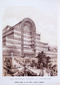 O palácio de cristal em sydenham de English School