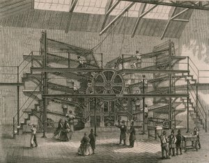 A máquina de impressão Daily Telegraph Ten Feeder de English School