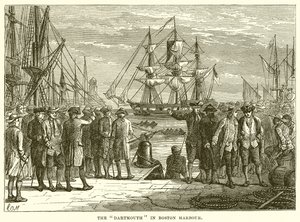 O Dartmouth no porto de Boston de English School