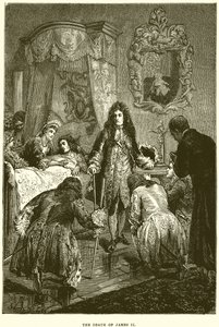 A morte de James II de English School