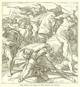 A morte de Saul na batalha de Gilboa