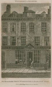 The Dirty Warehouse, residência em Leadenhall Street, Londres, de Nicholas Bentley, também conhecido como Dirty Dick de English School