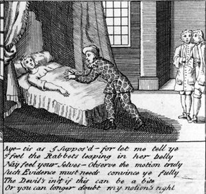 O Doutor em Trabalho, ou o New Whim Wham de Guildford, c.1726 de English School