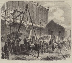 A Exposição Internacional de Dublin, Entrega de Mercadorias no Estrangeiro e Entrada de Belas Artes (gravação) de English School