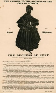 A Duquesa de Kent, por ocasião da princesa Victoria completando 18 anos de English School
