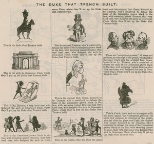 O Duque Que Construiu; de Punch, 1846 de English School