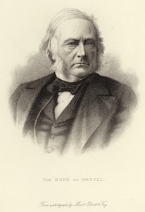 O duque de Argyll (1823 - 1900) de English School