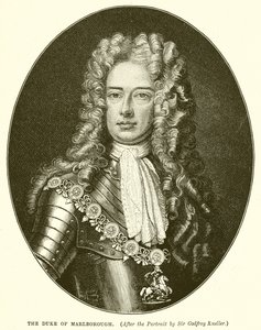 O duque de Marlborough de English School