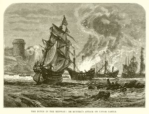 Os holandeses no ataque Medway: De Ruyters no castelo de Upnor de English School