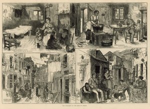 As moradas dos pobres em Londres de English School