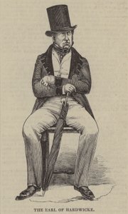 O Conde de Hardwicke (gravura) de English School