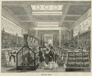 O quarto egípcio no Museu Britânico de English School