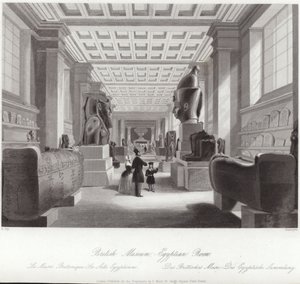 A Sala Egípcia do Museu Britânico de English School