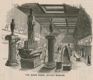 O quarto de Elgin no Museu Britânico de English School