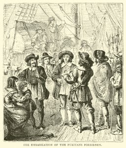 O embarque dos puritanos proibidos de English School