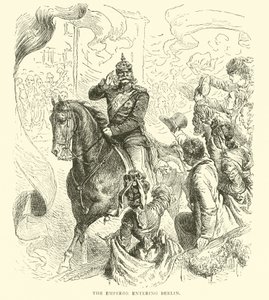 O Imperador que entra em Berlim, em março de 1871 de English School