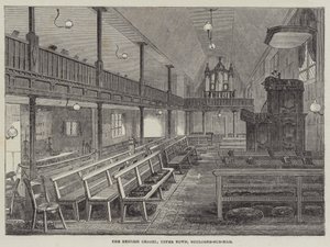 A capela inglesa, Cidade Alta, Boulogne-sur-Mer (gravura) de English School