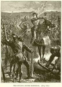 Os ingleses antes de Harfleur de English School