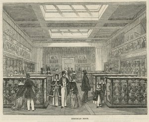 O quarto etrusco no Museu Britânico de English School