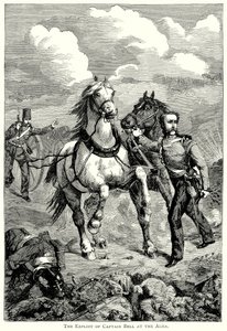 A façanha do Capitão Bell na Alma (gravura) de English School