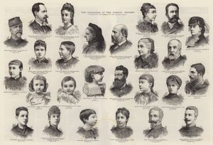 A Expulsão dos Príncipes Franceses (gravura) de English School