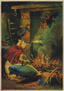 O Destino do Lobo (litografia a cores) de English School