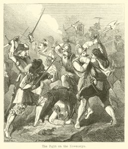 O combate no Kowenstyn (gravura) de English School