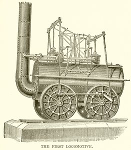 A primeira locomotiva de English School