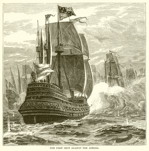 O primeiro tiro contra a armada de English School