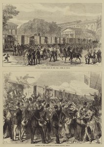 A Guerra Franco-Prussiana (gravura) de English School