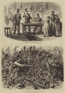 A Guerra Franco-Prussiana (gravura) de English School
