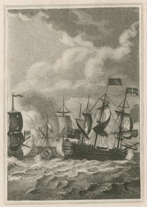Os franceses derrotados por Lord Howe no Glorioso Primeiro de Junho de English School