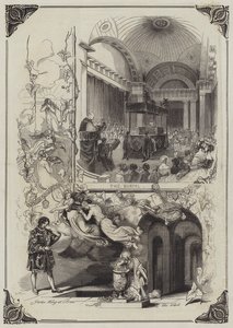 O Funeral do Duque de Sussex (gravura) de English School