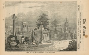O cemitério geral em Kensal Green de English School