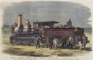 A locomotiva George Stephenson construída em Hamilton de English School