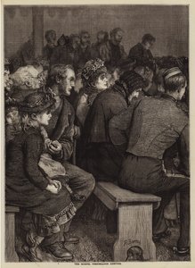 O Encontro de Temperança do Evangelho (gravura) de English School