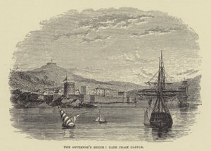 A Casa do Governador, Castelo de Cape Coast (gravura) de English School