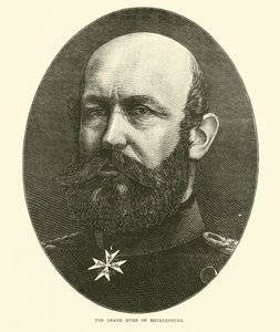 O grão-duque de Mecklenburg, setembro de 1870 de English School