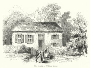 The Grave of William Penn (gravura) de English School