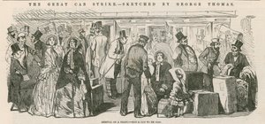 The Great Cab Strike: Chegada de um trem - não um táxi para ser tido de English School