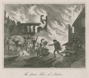O grande incêndio de Londres de English School
