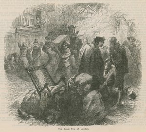 O grande incêndio de Londres de English School
