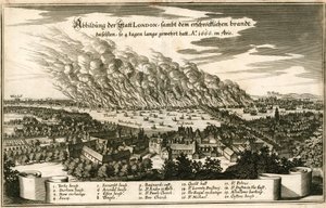 O grande incêndio de Londres de English School