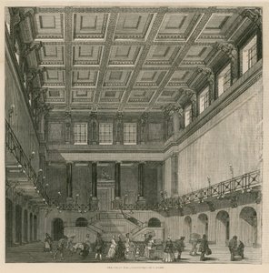 O, grande, corredor, Euston, quadrado, estação, londres de English School