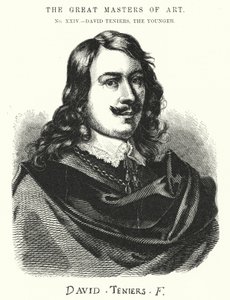 Os Grandes Mestres da Arte, David Teniers, O Jovem (gravura) de English School