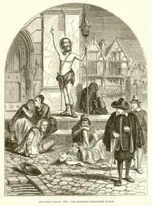 A Grande Praga, 1665: O Enthuslast Denunciando Londres de English School