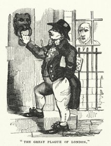 A Grande Peste de Londres (gravura) de English School