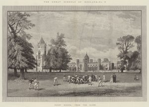 The Great Schools of England, Rugby School, from the Close (gravura) de English School